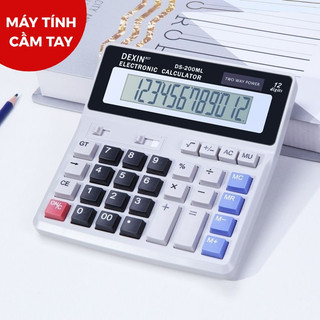 Máy Tính Cầm Tay Để Bàn 12 Số - Màn Hình LCD Góc Nghiêng, Máy Tính Cơ Bản Cho Kế Toán Văn Phòng