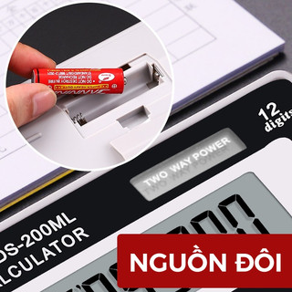 Máy Tính Cầm Tay Để Bàn 12 Số - Màn Hình LCD Góc Nghiêng, Máy Tính Cơ Bản Cho Kế Toán Văn Phòng