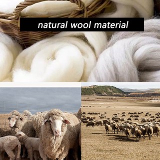 Bóng Len Sấy Quần Áo 6 Viên 100% Lông Cừu New Zealand – Khô Nhanh 40%, Giảm Nhăn, Tặng Túi Vải