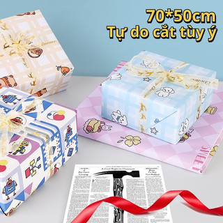 Giấy Gói Quà Cao Cấp – Họa Tiết Đa Dạng, Chất Liệu Dày Dặn, Thích Hợp Trang Trí Và Gói Quà Cho Mọi Dịp Đặc Biệt