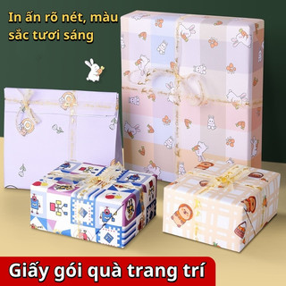 Giấy Gói Quà Cao Cấp – Họa Tiết Đa Dạng, Chất Liệu Dày Dặn, Thích Hợp Trang Trí Và Gói Quà Cho Mọi Dịp Đặc Biệt