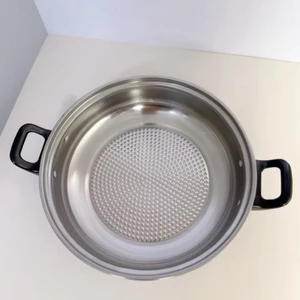 Giảm 60%Nồi Lẩu Inox Nắp Kính 28cm,30cm Thiết Kế Đáy Sần Chống Cháy Quai Cầm Bọc Nhựa Chống Nóng Dùng Cho Mọi Loại Bếp