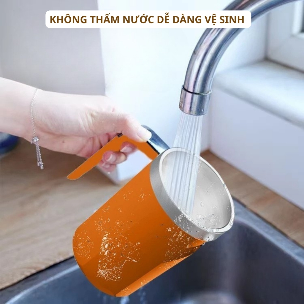 Cốc Tự Khuấy 400ML Inox 304 Ly Giữ Nhiệt Thông Minh Có Cảm Biến Hiển Thị Nhiệt Độ, Chống Tràn, Sạc Type C, Giữ Nhiệt Lâu