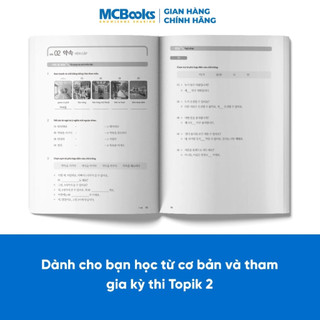 Sách - Tiếng Hàn Tổng Hợp Dành Cho Người Việt Nam – Sơ cấp 1&2 (Giáo trình+SBT - Bản màu)