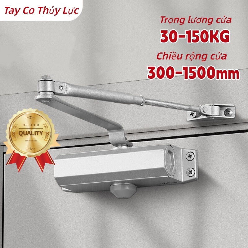 Tay Co Thủy Lực, Tay Đẩy Hơi - Củi Chỏ Hơi, Đóng Cửa Tự Động-cho cửa 25-45 kg-Siêu bền