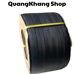 Dây đai nhựa pp màu đen, sản phẩm thông dụng, dùng đóng thùng caton