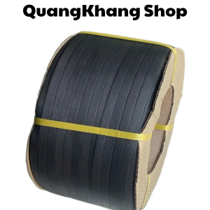 Dây đai nhựa pp màu đen, sản phẩm thông dụng, dùng đóng thùng caton