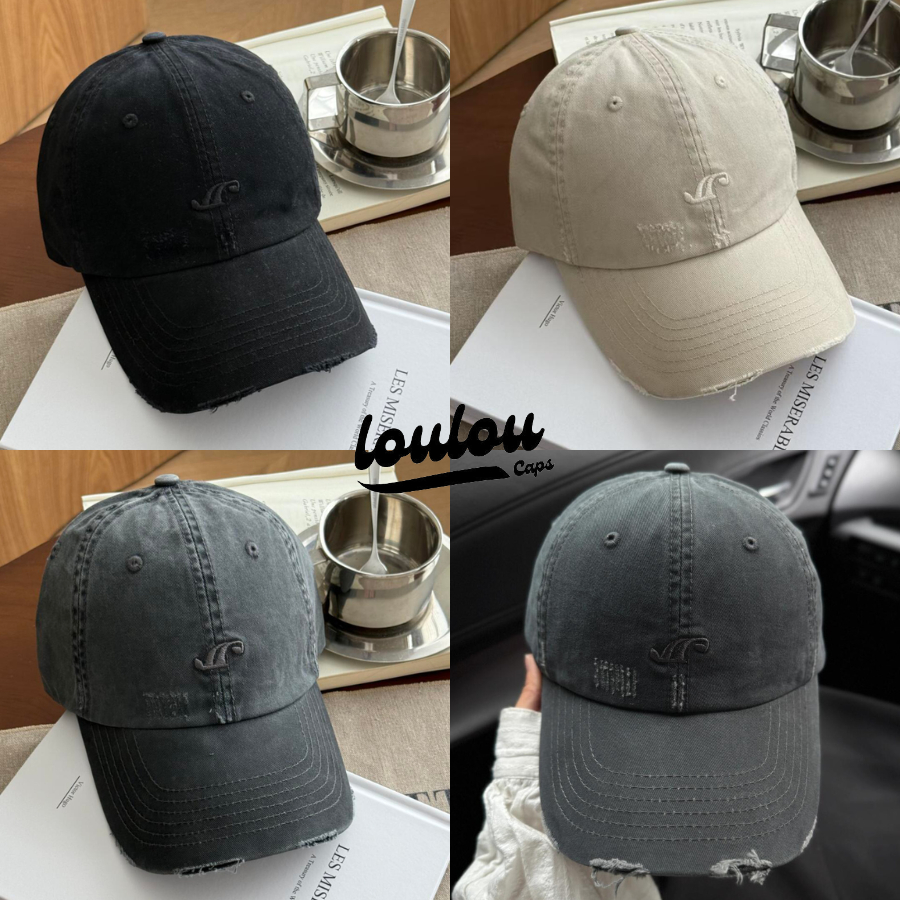 Nón lưỡi trai Denim thời trang nam nữ thêu logo nốt nhạc phong cách ...