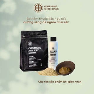 Bột tắm thuốc bắc Cannatonic dưỡng sáng da ngâm chai lỳ khó sáng 500gr handmade - Da69station