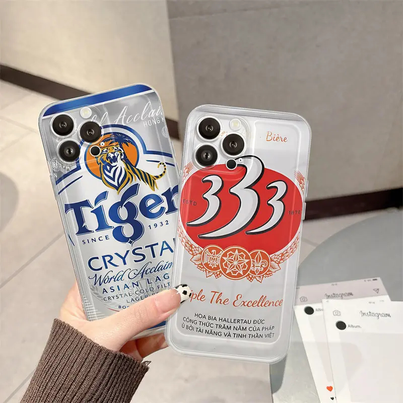 Ốp lưng iphone hình vỏ lon bia nổi tiếng cạnh vuông dành cho ip 6/7/8/plus/x/xr/xs/11/12/13/14/15/16/17/pro max - e9125
