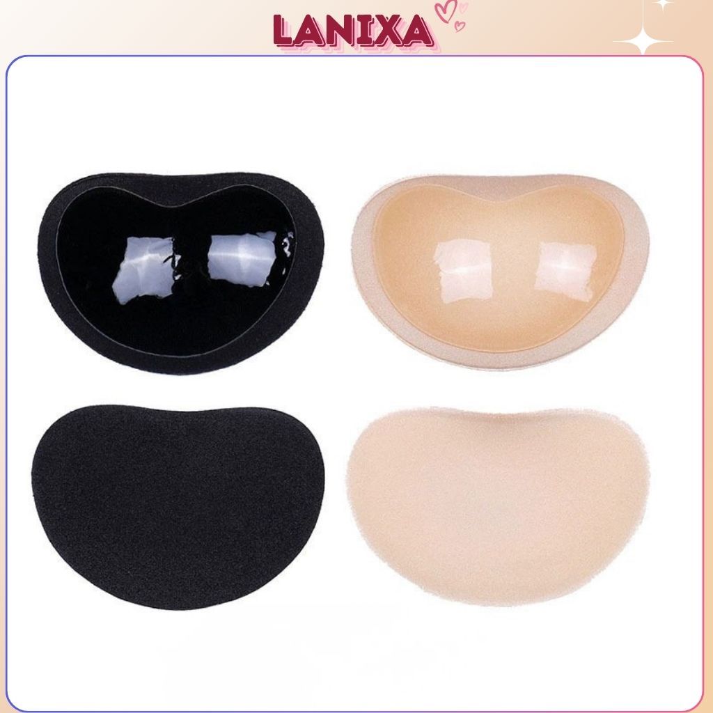 Mút Độn Ngực Silicon, Miếng Dán Ti Siêu Chắc tái sử dụng nhiều lần LANIXA D2001