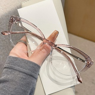 Kính Giả Cận Nữ ALOLA Mắt Mèo Chống Ánh Sáng Xanh Tia UV Đổi Màu Khi Ra Nắng -1.0/-2.0/-3.0/-4.0/-5.0/-6.0