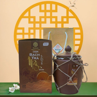 Chum Bạch Trà Mây Shanam 200gr, Trà Shan Tuyết Cổ Thụ Tà Xùa 1 Tôm 2 Lá, Hương Thơm Chát Nhẹ, Giảm Căng Thẳng
