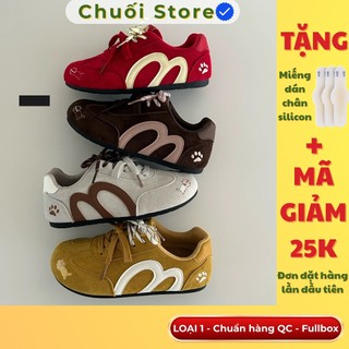 Giày thời trang nữ da PU tổng hợp dệt vải đế cao su dễ phối đồ hiện đại cá tính năng động