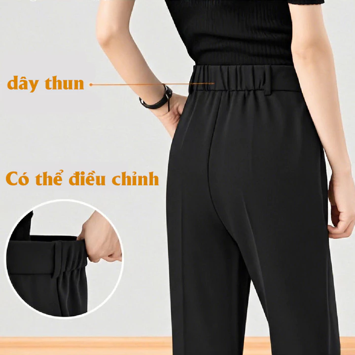 Quần âu nữ Quần tây baggy công sở Quần Âu công sở nữ cạp