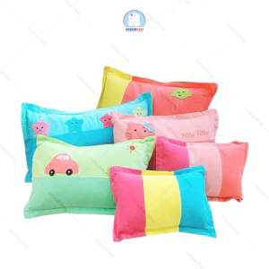 Gối Cho Bé Bella Vải Cotton Kara, Gối Bé Sơ Sinh 1 Tháng Tuổi Đến Mầm Non, Sản Xuất ở Việt Nam.