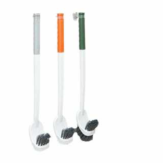 Chổi cọ  vệ sinh nhựa 2 đầu tiện dụng, Cây cọ Toilet bồn cầu  thế hệ mới
