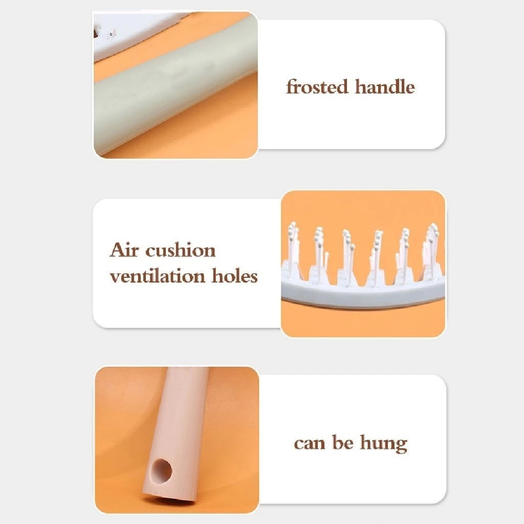 Kiểu dáng Fluffy Lược Chải Tóc Mát Xa Da Đầu,Chuyên Dùng Sử Dụng Tại Quán Salon,Lược Chải Tóc Đệm,Lược Tạo Kiểu