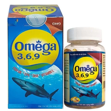 Omega 3,6,9 Isopharco- Giúp bổ sung omega 3,6,9 và vitamin E, hỗ trợ làm đẹp da, tốt cho mắt