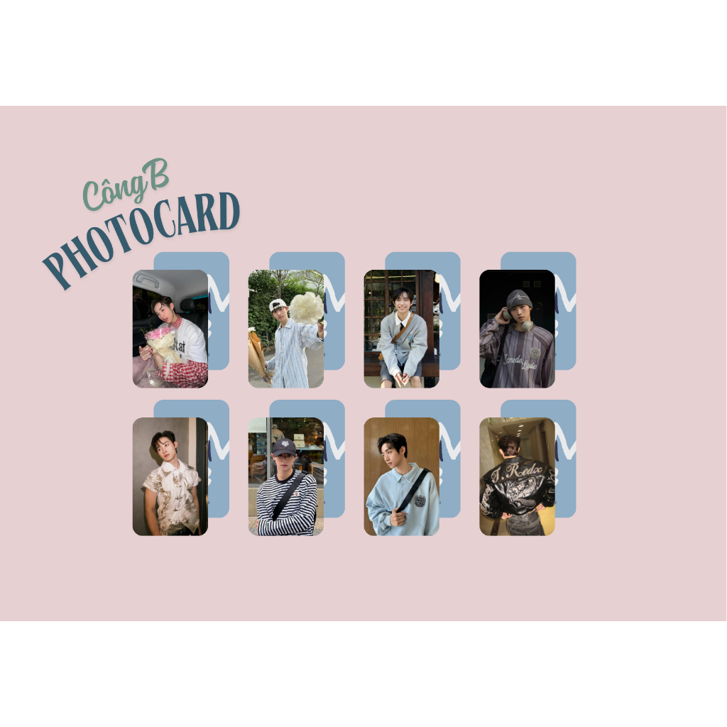 set card bo góc CôngB/CONGB siêu cấp đẹp trai - Anh trai say hi