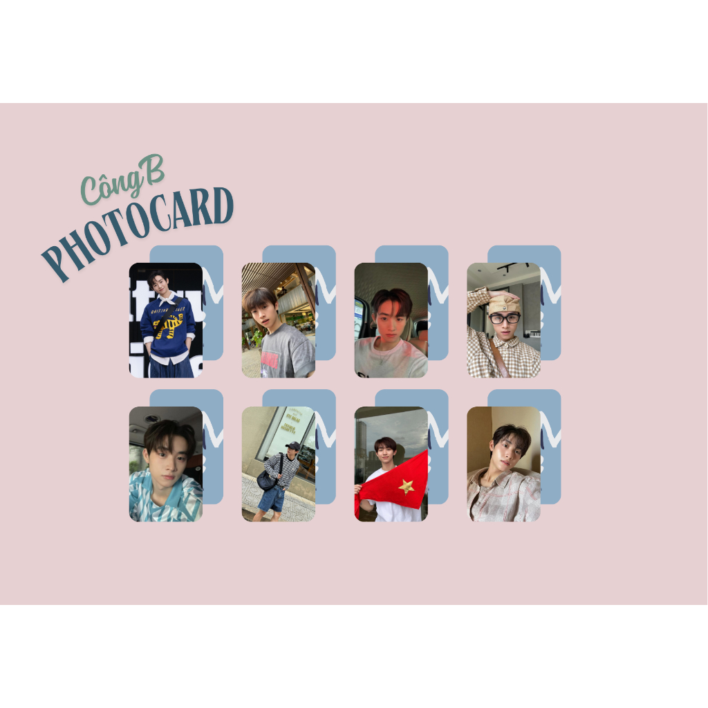 set card bo góc CôngB/CONGB siêu cấp đẹp trai - Anh trai say hi