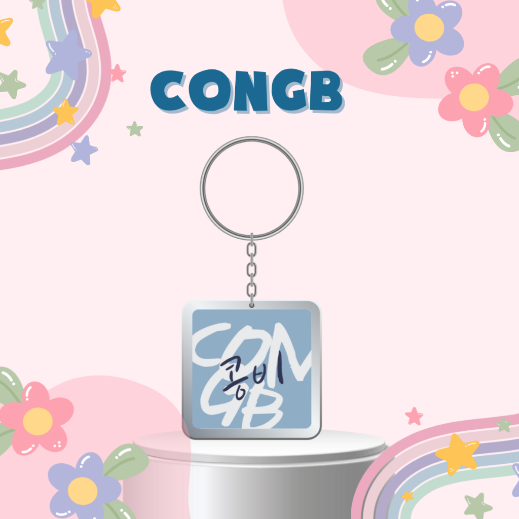 Móc khoá/Keyring CôngB/CONGB siêu cấp đẹp trai - Anh trai say hi