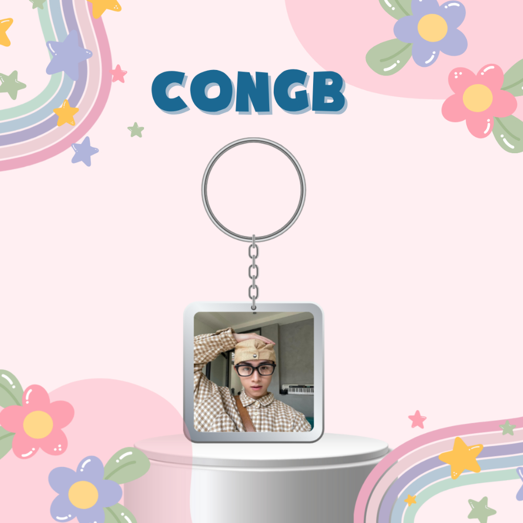 Móc khoá/Keyring CôngB/CONGB siêu cấp đẹp trai - Anh trai say hi
