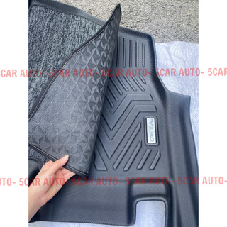 Thảm lót sàn NHỰA đúc TPE 5D xe KIA CARNIVAL 2020- 2025, Mẫu Tràn viền bậc cửa