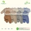AMI0467 - Bộ Nỉ Hàn Thu Đông Khủng Long Cho Bé Trai Anminaza Cotton Organic Mềm Ấm