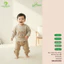 AMI0467 - Bộ Nỉ Hàn Thu Đông Khủng Long Cho Bé Trai Anminaza Cotton Organic Mềm Ấm