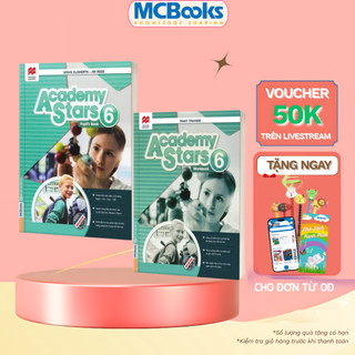 Sách - Academy Stars Pupil’s Book 6 + Workbook 6 (Sách học tiếng Anh Cambridge cho trẻ)