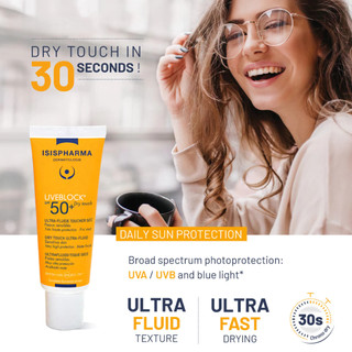 Kem Chống Nắng ISIS Pharma Uveblock Fluid SPF50+ 40ml – Dành Cho Da Nhạy Cảm, Bảo Vệ & Dưỡng Da Hiệu Quả