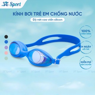 Kính bơi trẻ em cao cấp tráng gương chống sương mù chống tia UV silicon mềm bảo vệ mắt KB-XF1000