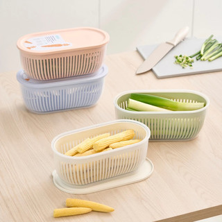 Hộp trữ rau củ Oval Hokkaido – nhựa cao cấp bền đẹp, an toàn cho thực phẩm, thiết kế tiện dụng sang trọng