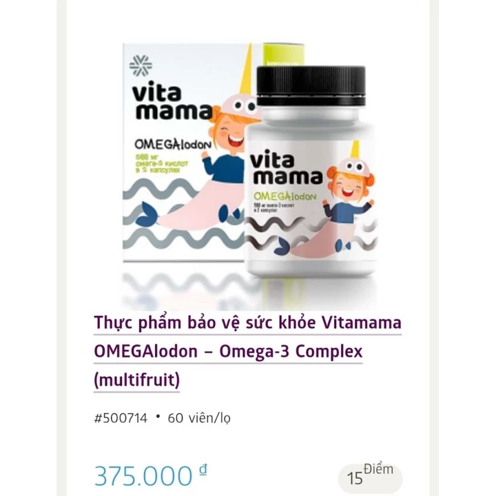 Sản phẩm giúp bổ sung Omega 3, Vitamin A, Vitamin D3 và Vitamin E hỗ trợ cho mắt và tốt cho nhận thức ở trẻ em.