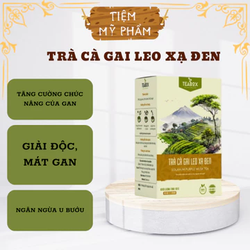 Trà Cà Gai Leo Xạ Đen Hỗ Trợ Mát Gan, Giải Độc Gan | Hộp 30 gói x 3g Túi Lọc