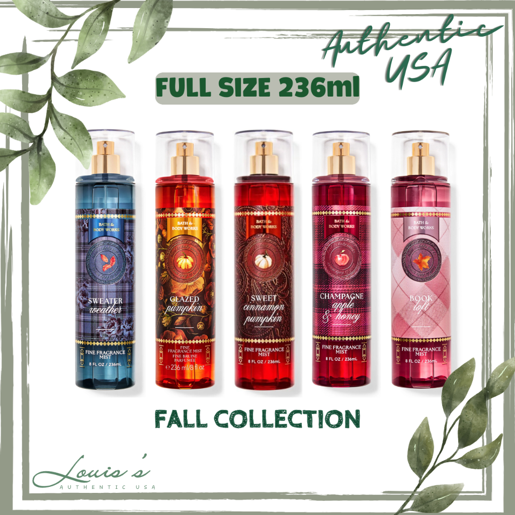 [ FULL ] Body mist BOOK LOFT SWEATER WEATHER PUMPKIN APPLE HONEY - Xịt ...