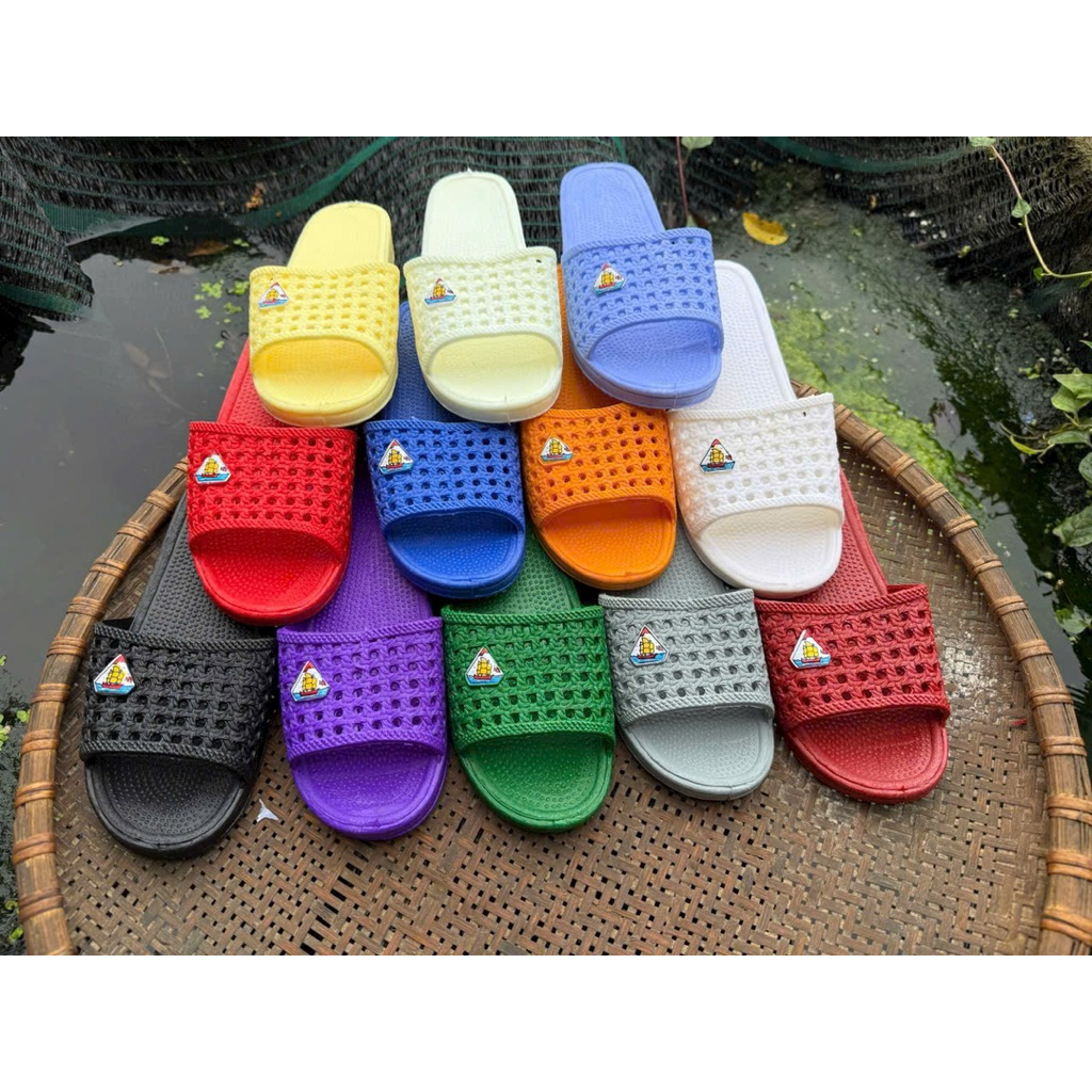 Dép tổ ong nữ hàng loại 1 nhựa cao su đúc nguyên khối bền dẻo | Shopee ...