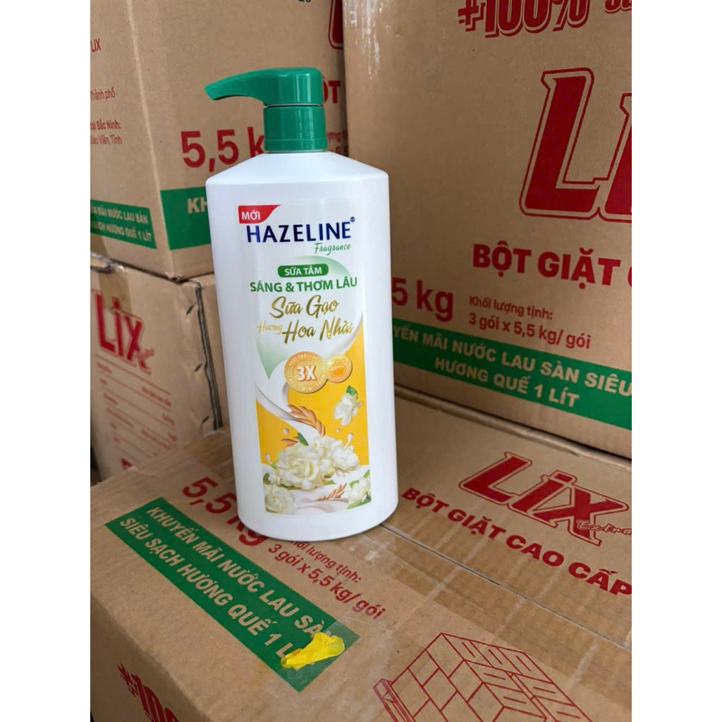 Sữa Tắm Hazeline Dưỡng Thể Giúp Làm Sáng Mịn Da & Dưỡng Ẩm Từ Thiên Nhiên Yến Mạch Dâu Tằm 1Kg