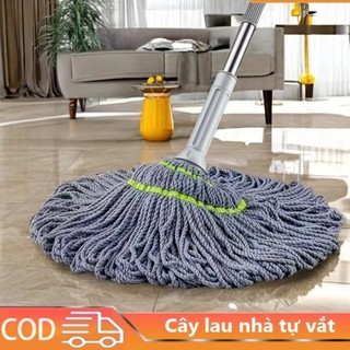 Cây Lau Nhà Vắt Tay Trợ Lực Siêu Thấm Hút Chất Liệu Inox
