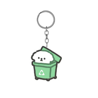 Móc khoá " Đôi bạn rác rưởi” (phiên bản cute 😆) "