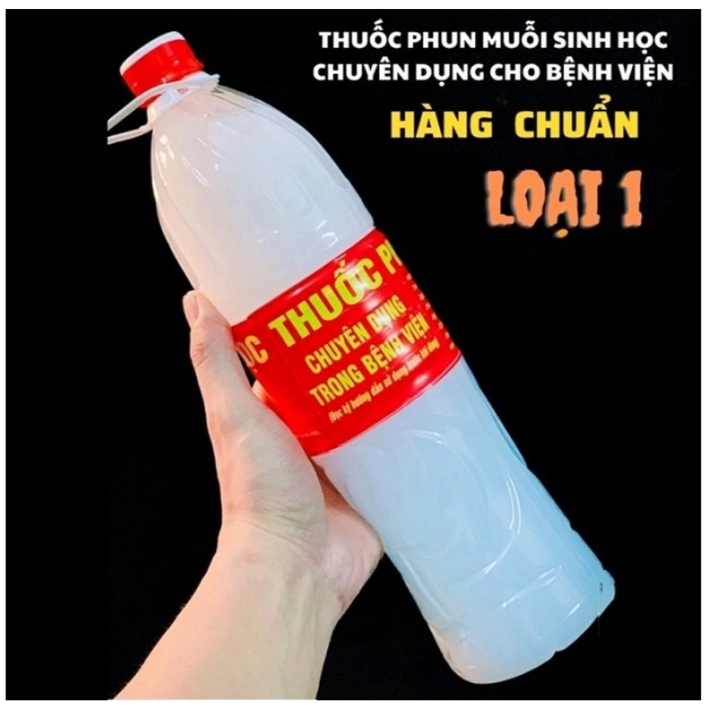 Xịt Phun Muỗi Y Tế Sinh Học Pha Sẵn đậm đặc chai 1 lít | Shopee Việt Nam