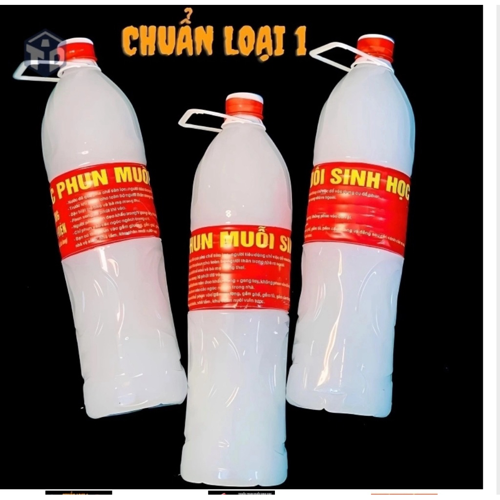 combo 3 chai Xịt Phun Muỗi Y Tế Sinh Học Pha Sẵn đậm đặc chai 1 lít ...