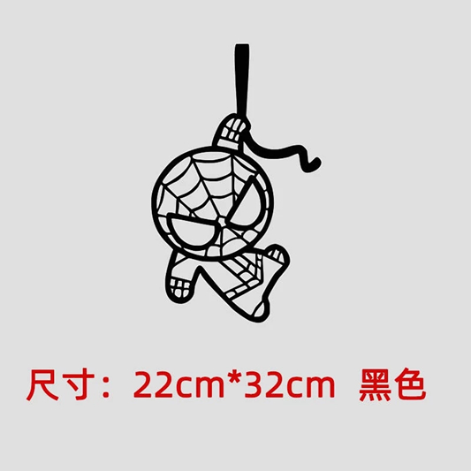 Sticker dán xe ô tô Người Nhện Spider Man. Tem chống nước, bám dính tốt. Trang trí xe hơi, dán xe đạp điện phong cách