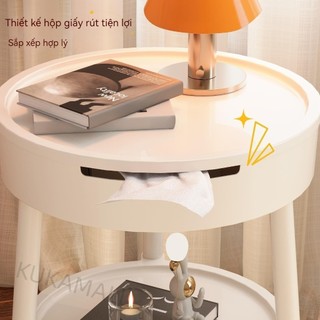 Bàn cạnh sofa bàn cà phê hai tầng Bàn lưu trữ ban công  Với Lưu Trữ Ẩn  Đứng vững