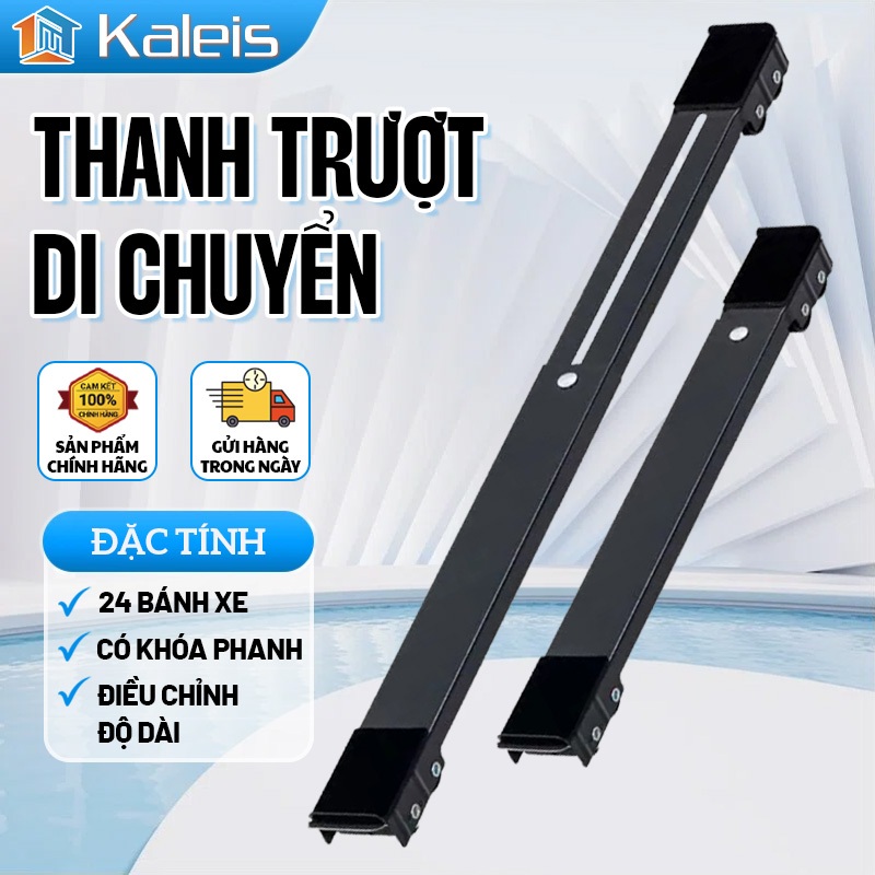 Kaleis Giá Đỡ Tủ Lạnh Đa Năng Có Bánh Xe – Thanh Trượt Di Chuyển Đồ Nặng, Điều Chỉnh Kích Thước