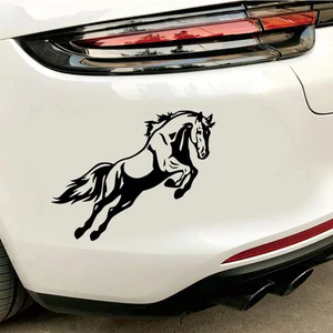 Sticker dán xe ô tô con ngựa tem lột tách nền. Phi MÃ Tem chống nước, bám dính tốt. Trang trí xe hơi phong cách
