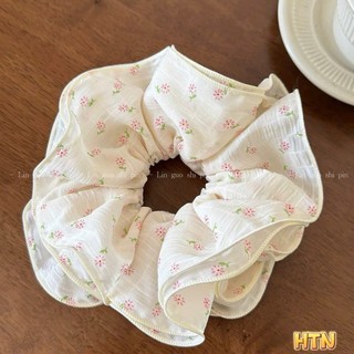 [Handmade] Scrunchies dây buộc tóc mẫu hoa nhỏ dễ thương dành cho bạn nữ