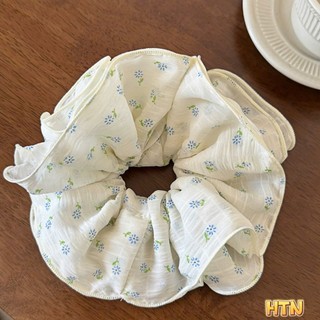 [Handmade] Scrunchies dây buộc tóc mẫu hoa nhỏ dễ thương dành cho bạn nữ