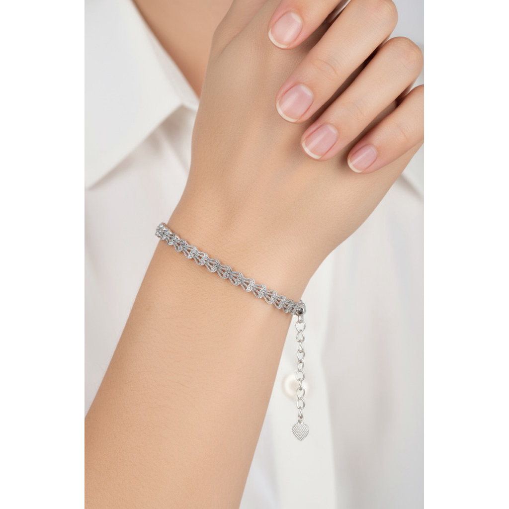 Lắc tay bạc 925 đuôi phượng sợi nhỏ Luna Jewelry